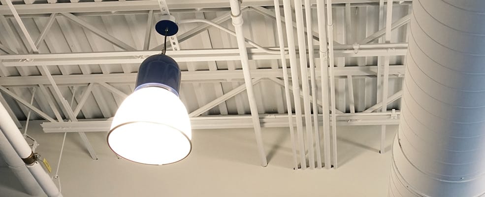 High Bay Light Warehouse Ceiling | Orange Energizing Solutions